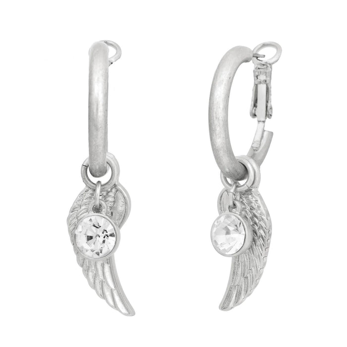 Bibi Bijoux - Serenity Interchangeable Silver Hoop Earrings