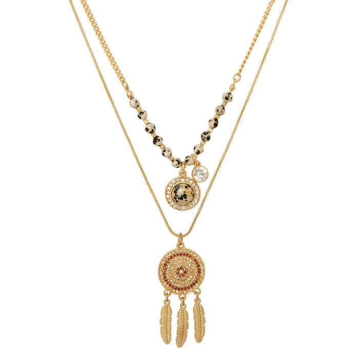 Bibi Bijoux - Dreamcatcher Gold Layered Necklace