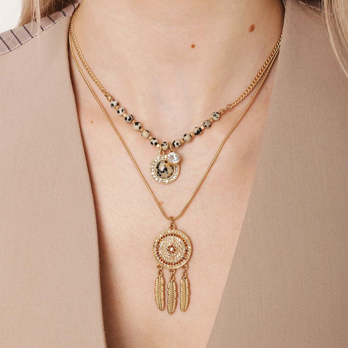 Bibi Bijoux - Dreamcatcher Gold Layered Necklace