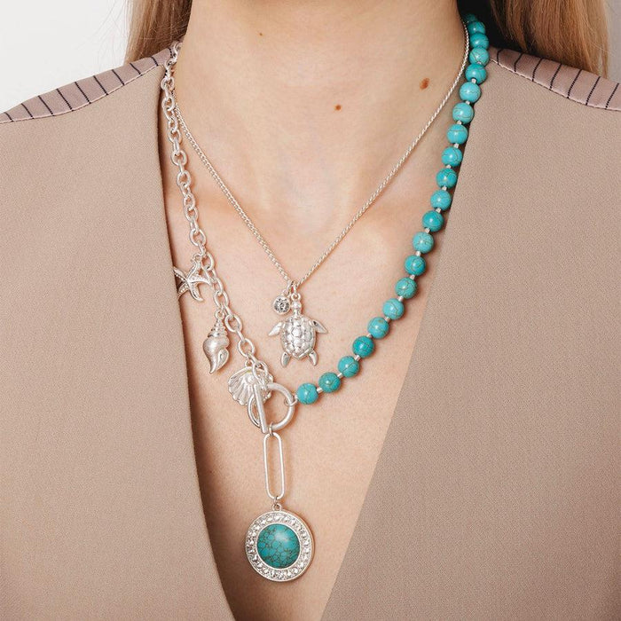Bibi Bijoux - A Summers Dream Layered Charm Necklace