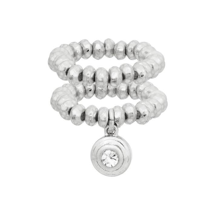 Bibi Bijoux - Harmony Adjustable Silver Ring Set