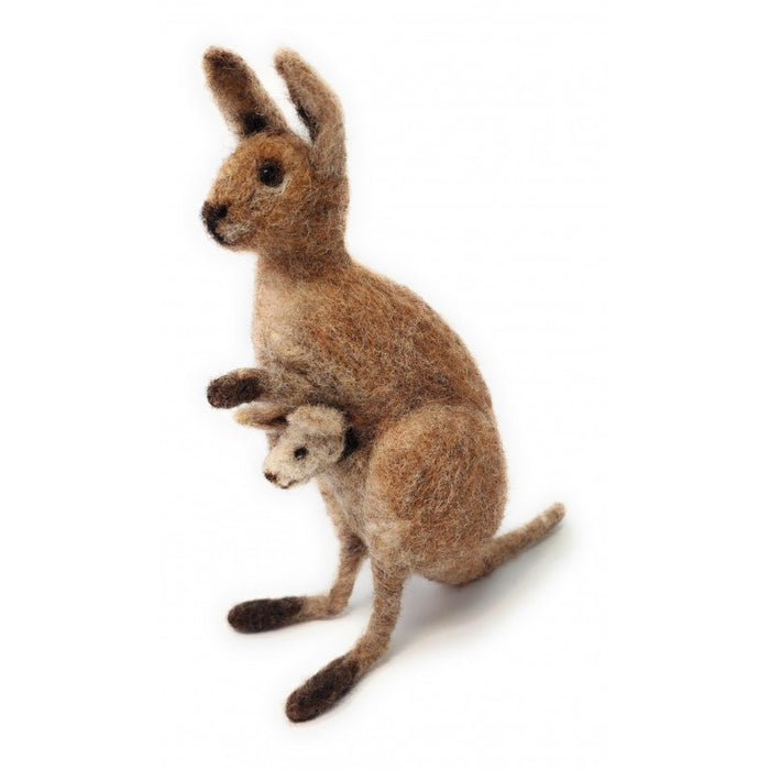 The Crafty Kit Company - Kangaroo & Joey  - Needle Felting Kit
