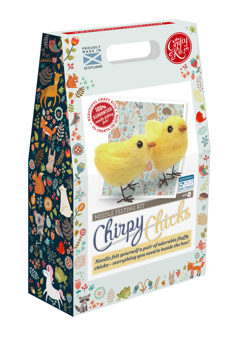 The Crafty Kit Company - Chirpy Chicks Felting Kit