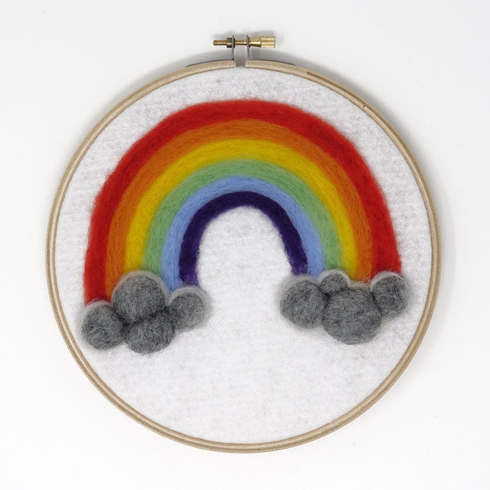 The Crafty Kit Company - Rainbow of Hope - Needle Felting Kit