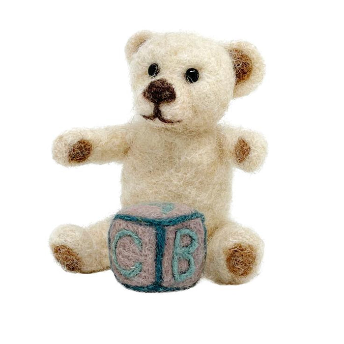 The Crafty kit Company - Little Teddy - Needle Felting Kit