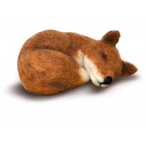 The Crafty Kit Company - Sleepy Fox - Needle Felting Kit