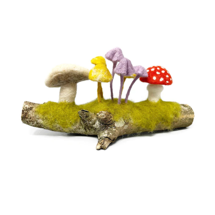 The Crafty Kit Company - Woodland Toadstools - Needle Felting Kit