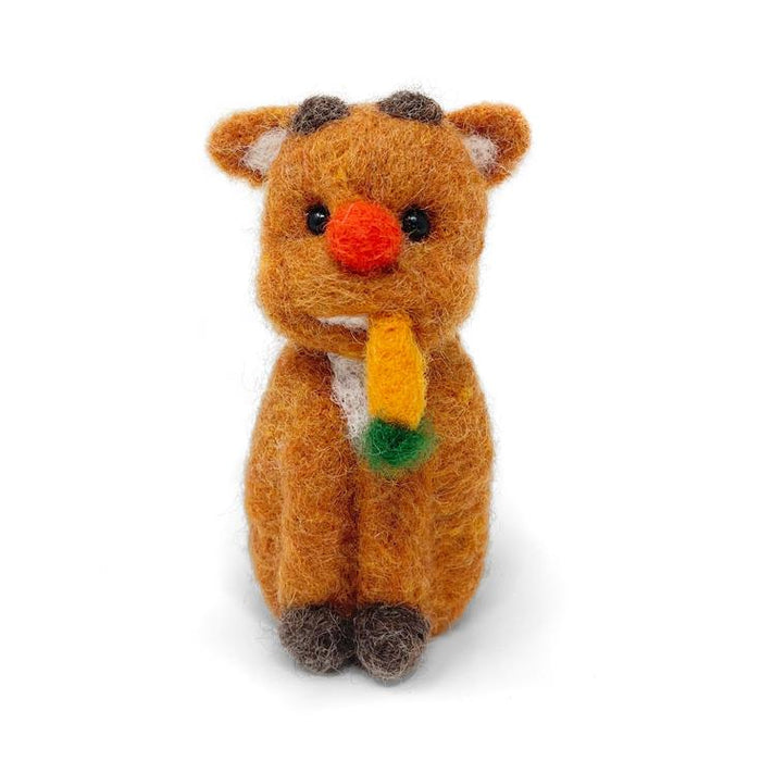 The Crafty Kit Company - Baby Rudolph - Needle Felting Kit