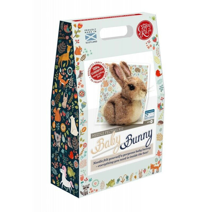 The Crafty Kit Company - Baby Bunny Felting Kit
