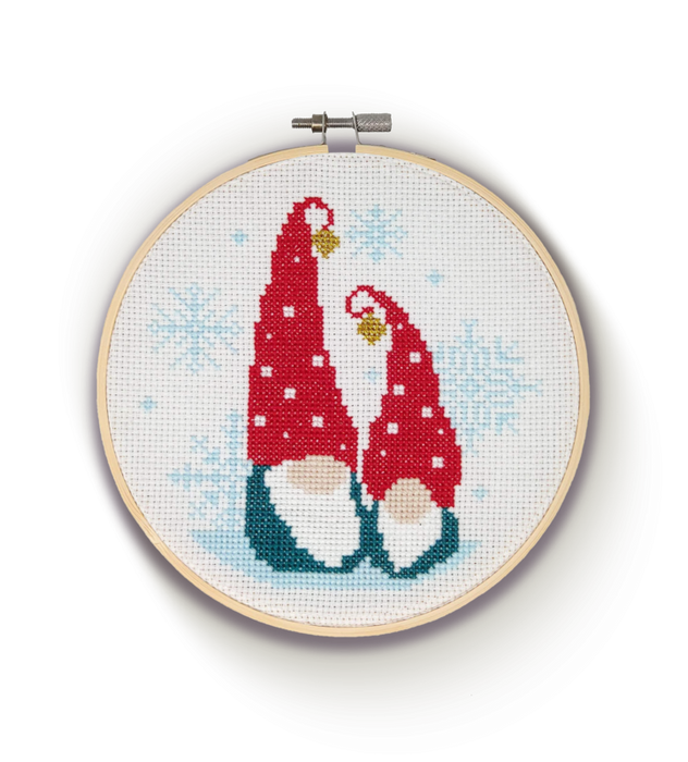 The Crafty Kit Company - Gnomes - Cross Stitch Kit